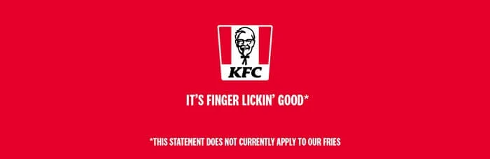Slogan của thương hiệu gà KFC