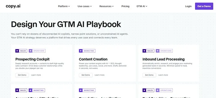 copy.ai - Công cụ AI viết content