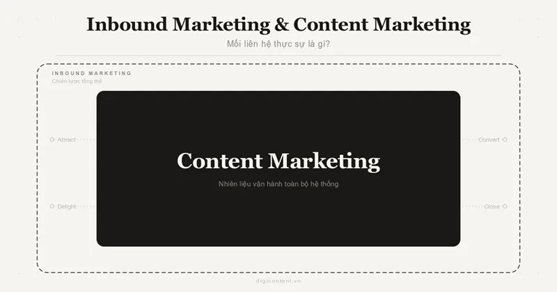 Inbound marketing và Content marketing