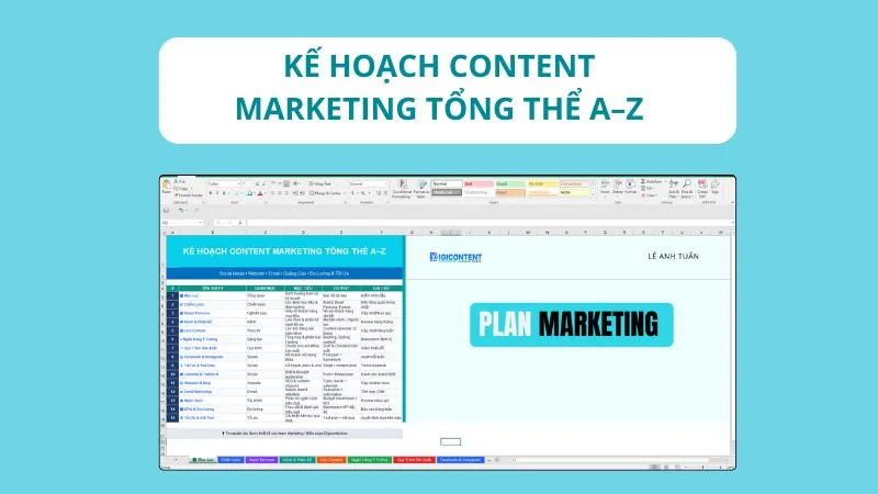 Mẫu kế hoạch Content Marketing 1