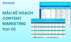 Mẫu kế hoạch Content Marketing
