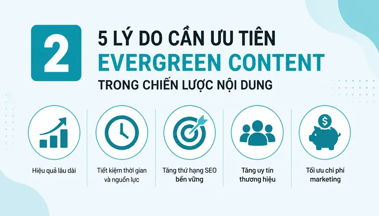 5 Lý do cần ưu tiên Evergreen Content